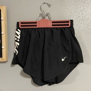 Small Nike Tempo Script Shorts